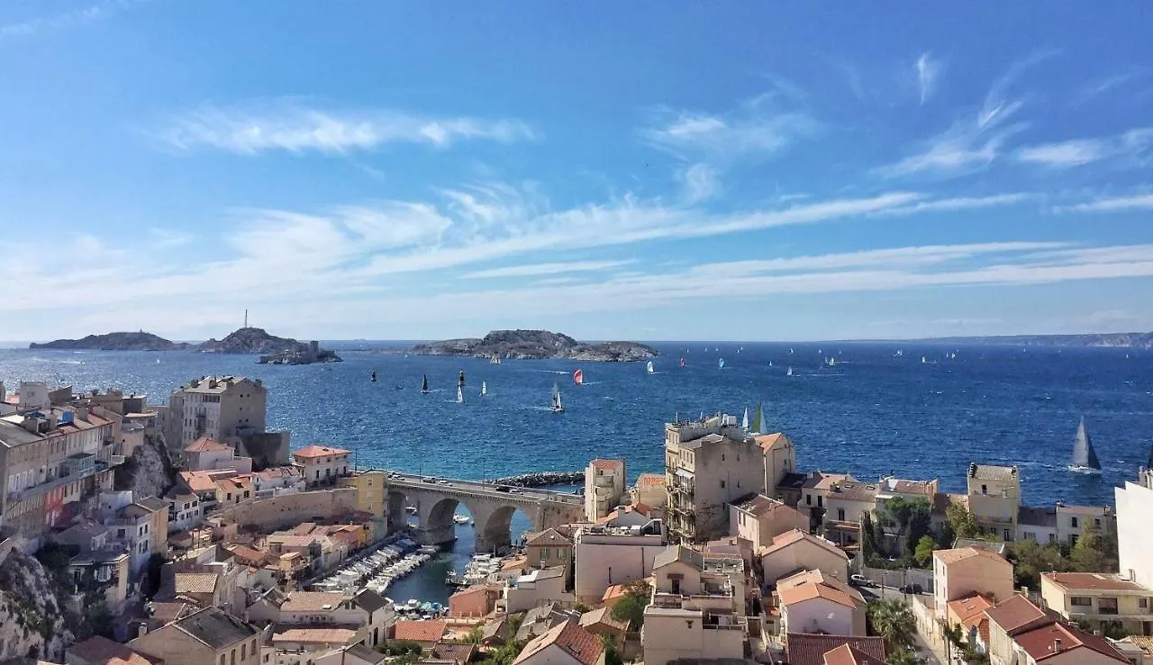 アパート Serenity Escape Marseille - Sea View & Sunset フランス